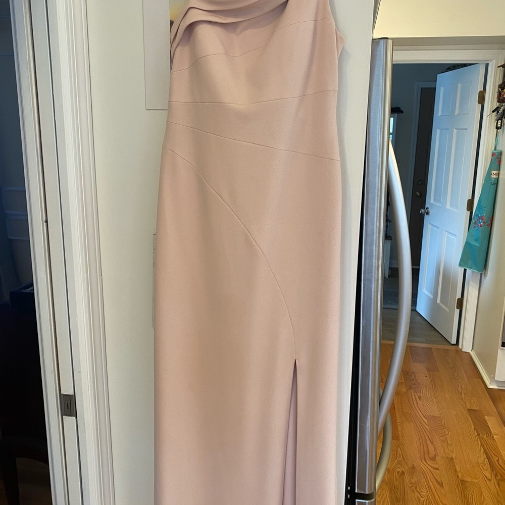 Calvin klein light pink long dress